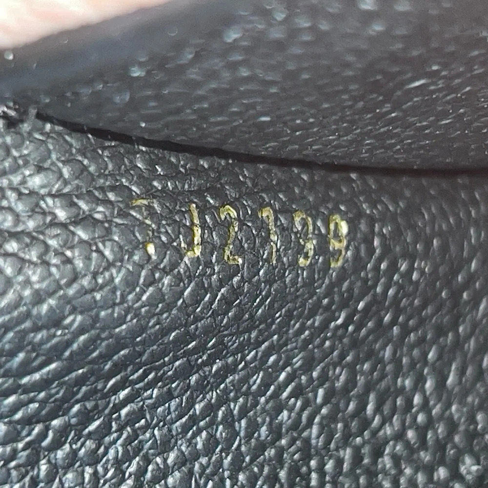 SOLD-Authentic Louis Vuitton Key Pouch Mng Empreinte Black - Picture 6 of 16